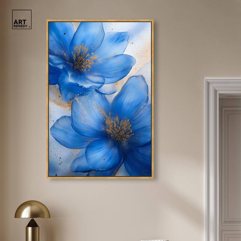 Twilight Teal Tint II Canvas by Art Remedy