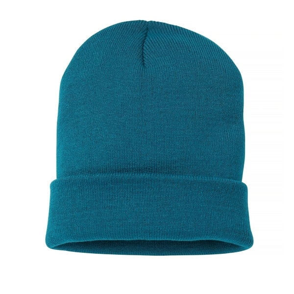 Nutshell Adults Unisex Knitted Turn-Up Beanie