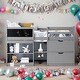 preview thumbnail 1 of 46, Twin Size Modern Low Loft Bed With Rolling Desk,Shelf and Drawers,Sturdy Construction Grey