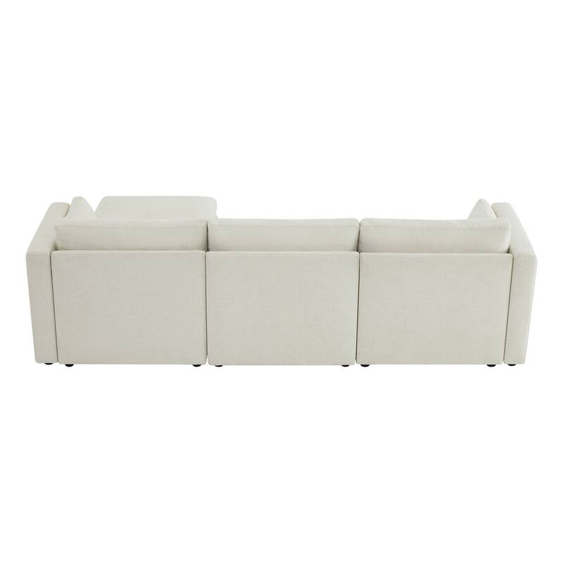 Celia Oversized Modular Sectional Fabric Sofa Set