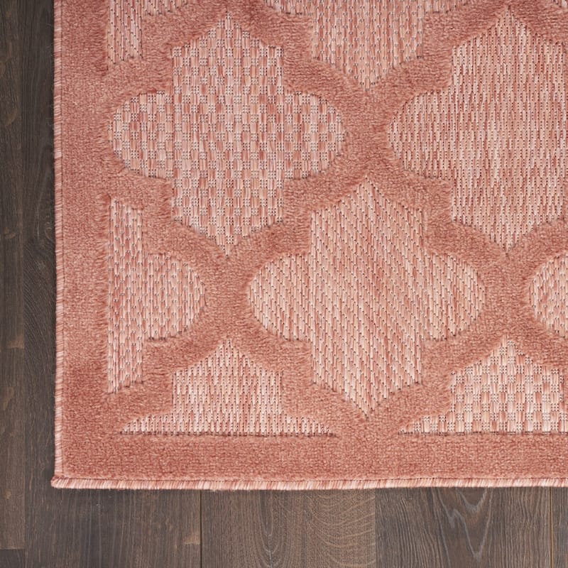 HomeRoots Contemporary Rectangle Outdoor Rug - 9' X 12'