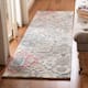SAFAVIEH Handmade Glamour Noella Floral Wool Rug - 2'3" x 6' - Ivory/Red