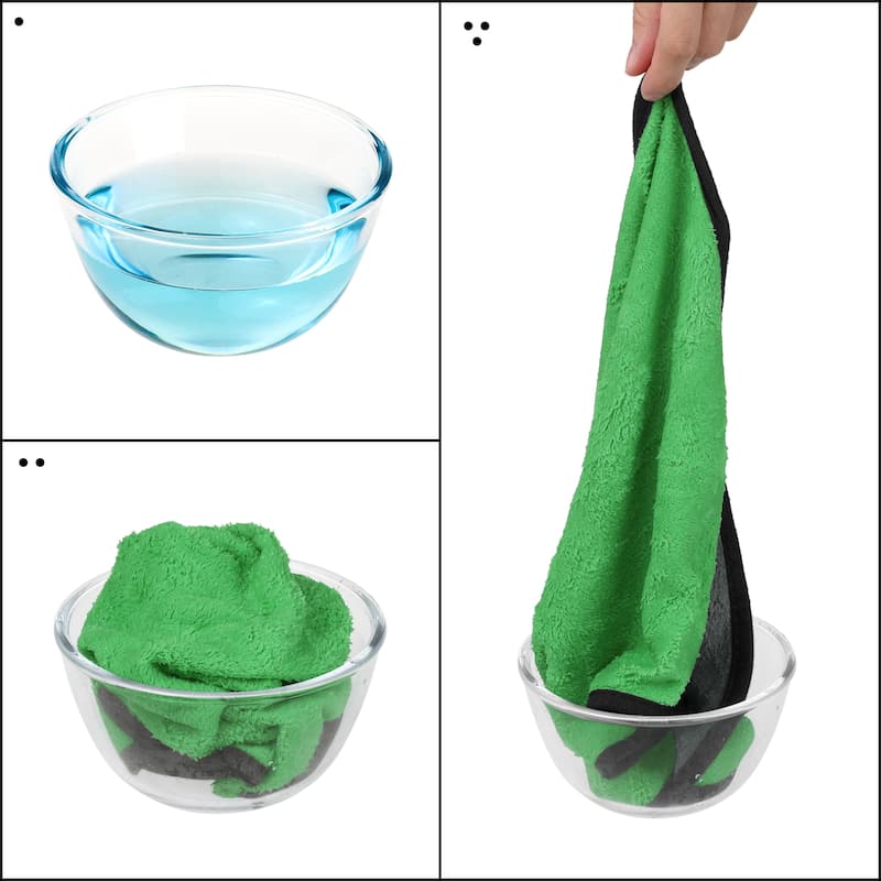 Car Cleaning Cloths, 8 Pack Soft Premium Microfiber Towels with Hang Loop for Household Cleaning