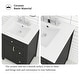 preview thumbnail 36 of 37, 24-Inch Bathroom Vanity with Ceramic Sink - 24" x 18" x 34"