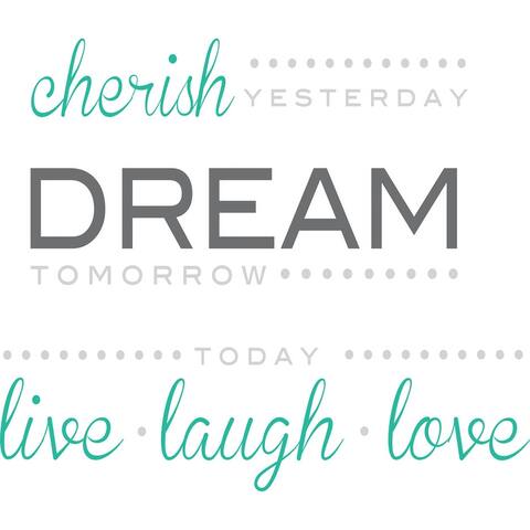 Cherish Dream Live Wall Quote