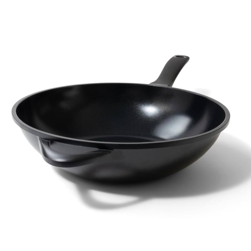 Alva Energy Ceramic Nonstick Wok, Non-Toxic Stir-Fry Pan - 12" - 12"