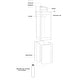 preview thumbnail 10 of 8, VAXCEL Kinzie 14.25 in. H 1-Light Vintage Brass Dusk to Dawn Sensor Gold Outdoor Wall Sconce, Steel, Clear Glass Shade