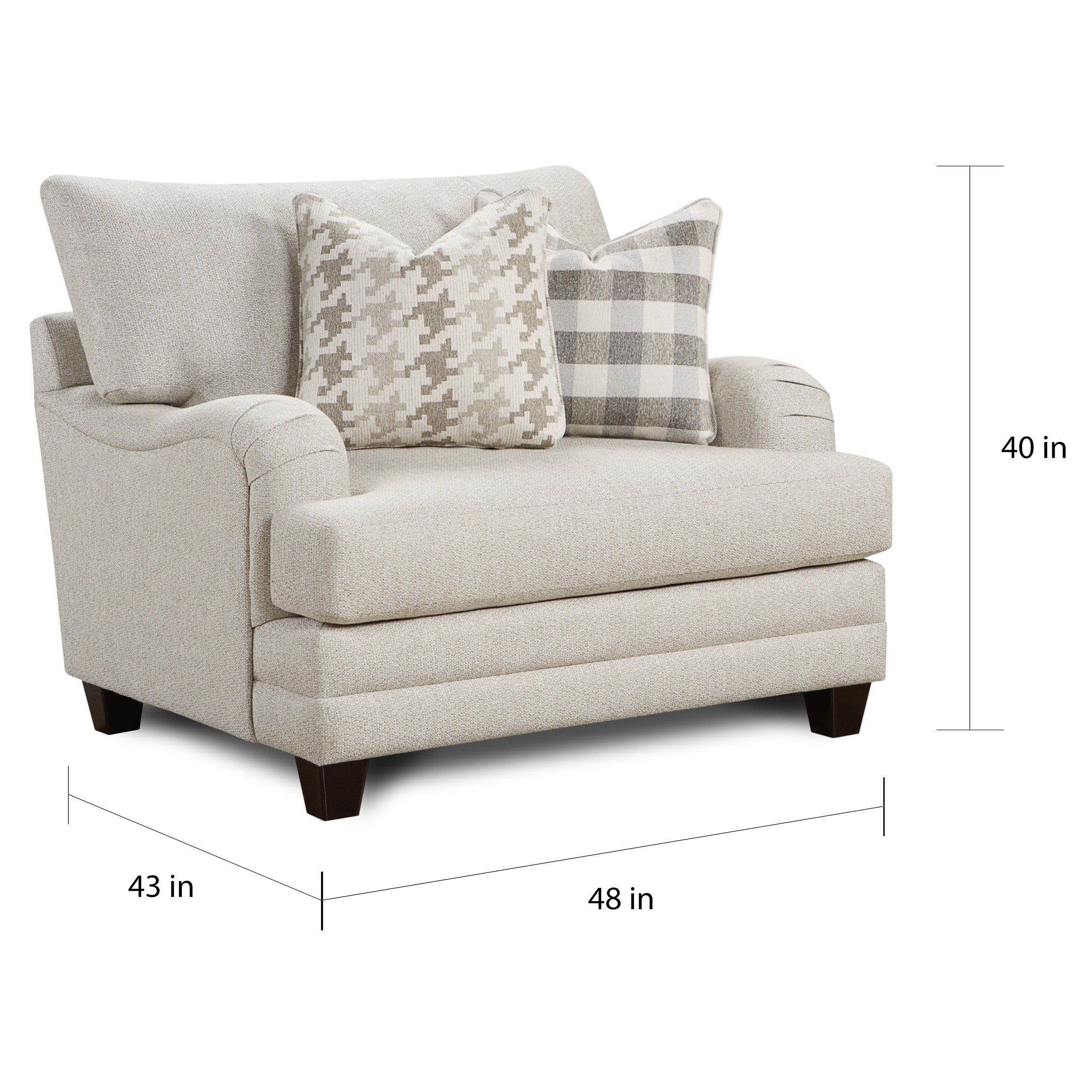 Overstock chair hot sale and a half