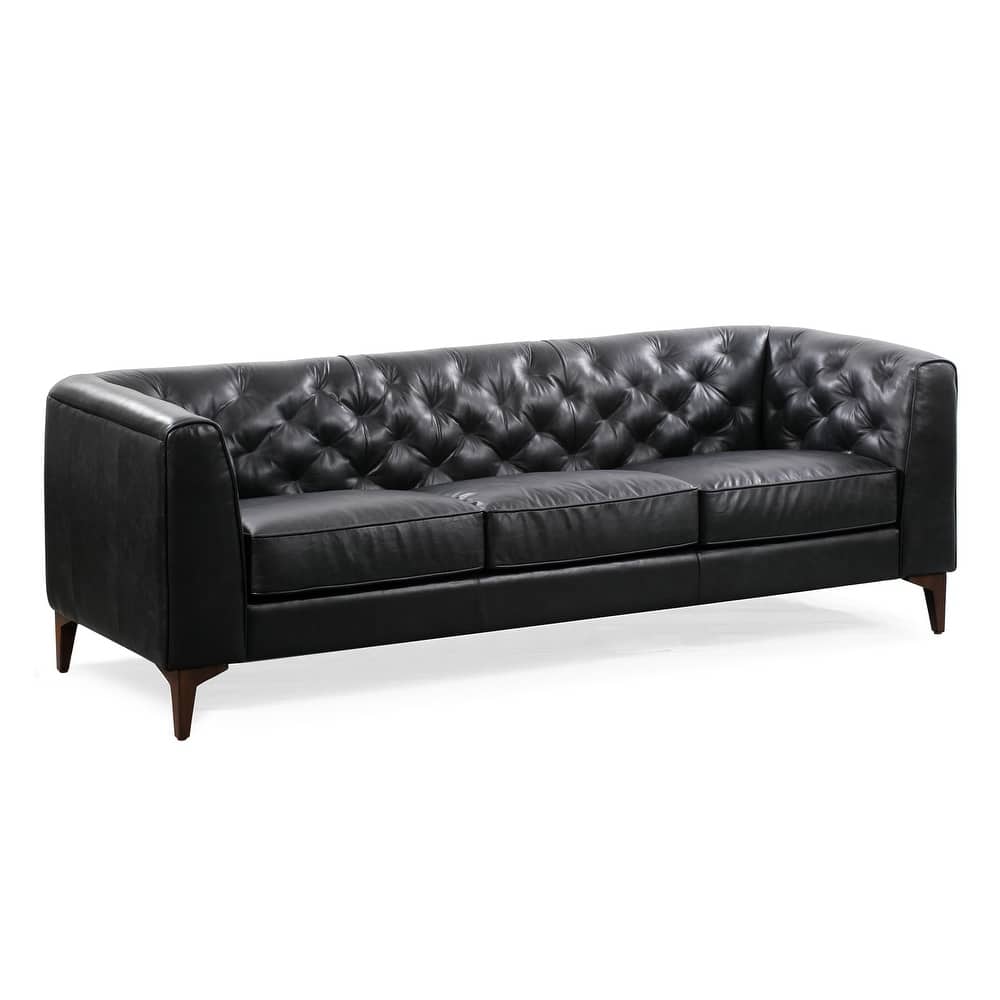 Poly & Bark Essex 89" Sofa - Full Grain Genuine Italian Leather