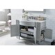 preview thumbnail 4 of 8, Brittany 46" Single Vanity, Urban Gray