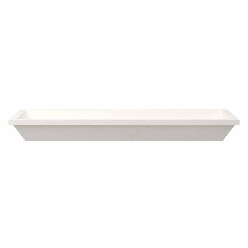 Native Trails NSL4915 NativeStone 49" Rectangular Concrete Undermount