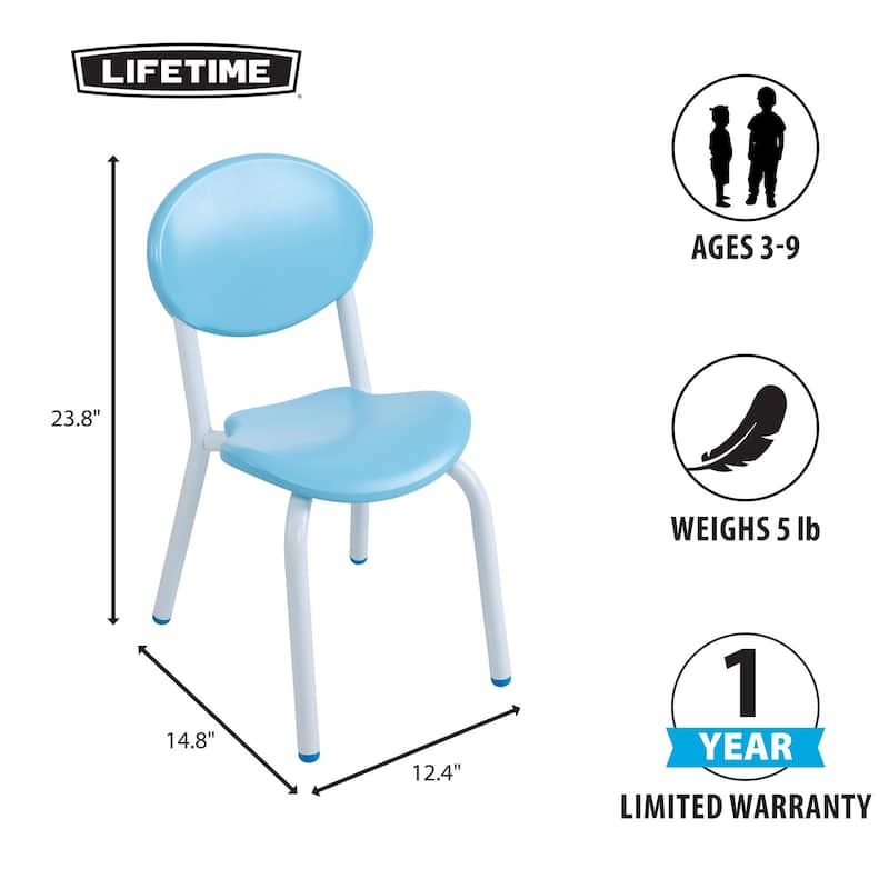 Lifetime Residential Three-Piece Kid's Table and Chairs Set