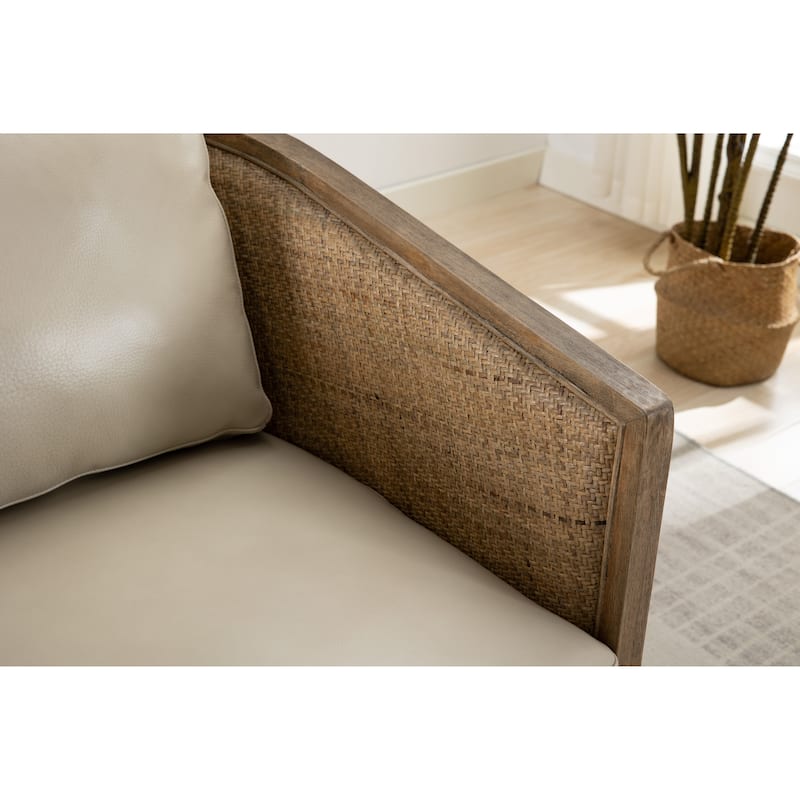 360 Degree Swivel Upholstered Accent Barrel Arm Chair
