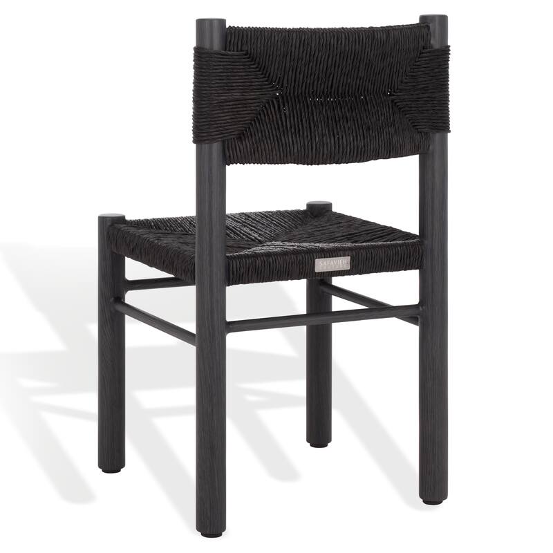 SAFAVIEH Couture Outdoor Patio Furniture Romona Dining Chair, Fully Assembled (Set of 2) - 18"W x 20"D x 32"H