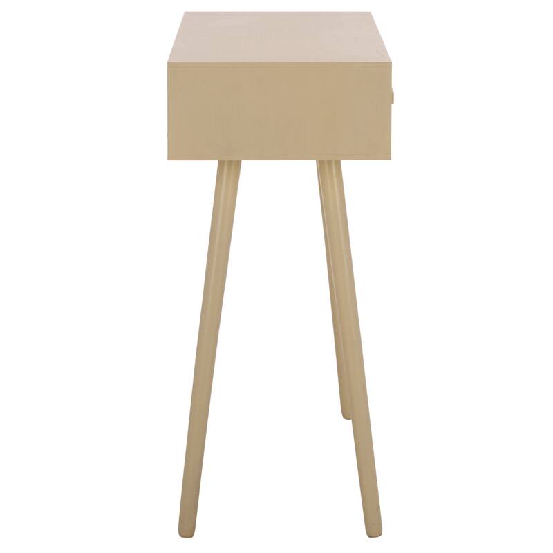 SAFAVIEH Pearla Antique White 2-Drawer Console Table - 28.3" x 13.8" x 30.8" - 28"W x 14"D x 31"H