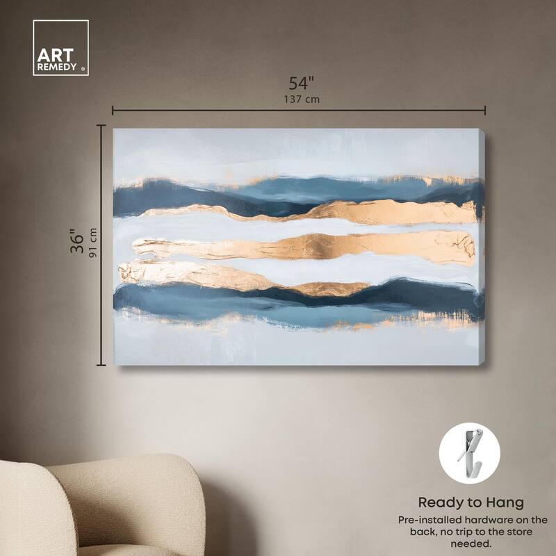 Blue Ridge II Canvas by Art Remedy, Gallery Wrapped