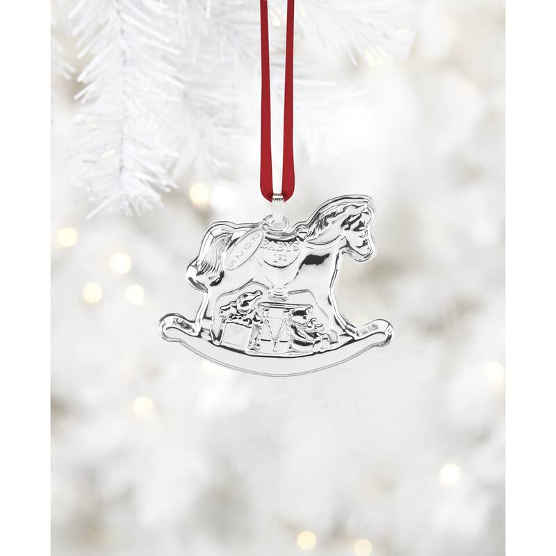 Reed And Barton 2025 Baby's 1st Rocking Horse Sterling Silver Ornament