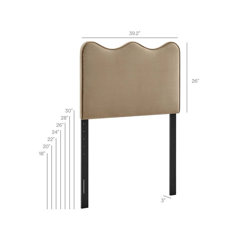 Athena Stain-Resistant Performance Velvet Headboard