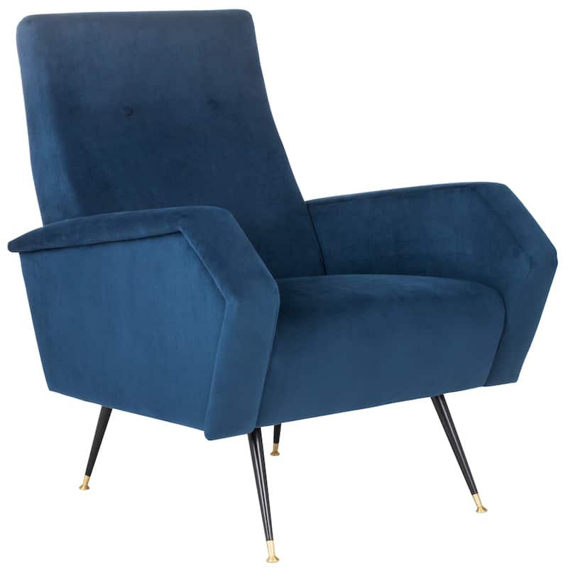 SAFAVIEH Senja Mid-Century Modern Retro Club Chair - 27.5" x 34.8" x 37" - 28Wx35Dx37H