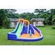 preview thumbnail 2 of 3, CocoNut Castles Double Slide Inflatable Water Park with Climbing Wall & Water Cannon - Multi