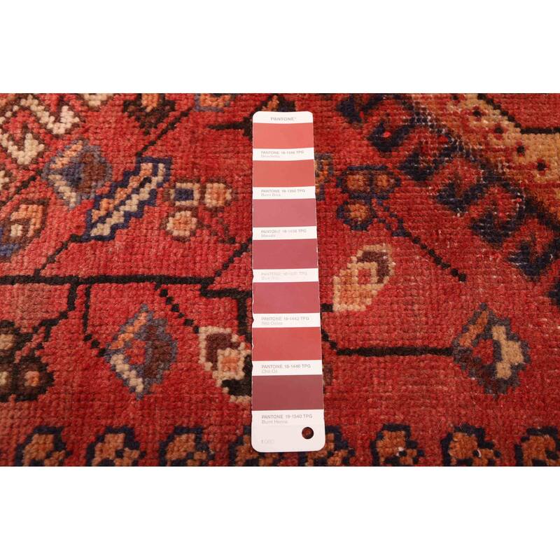 ECARPETGALLERY Hand-knotted Konya Anatolian Red Wool Rug - 4'2 x 6'3