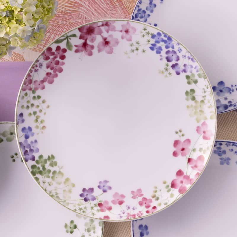 Noritake Bloomington Road Set of 4 Dinner Plates, 10-1/2"