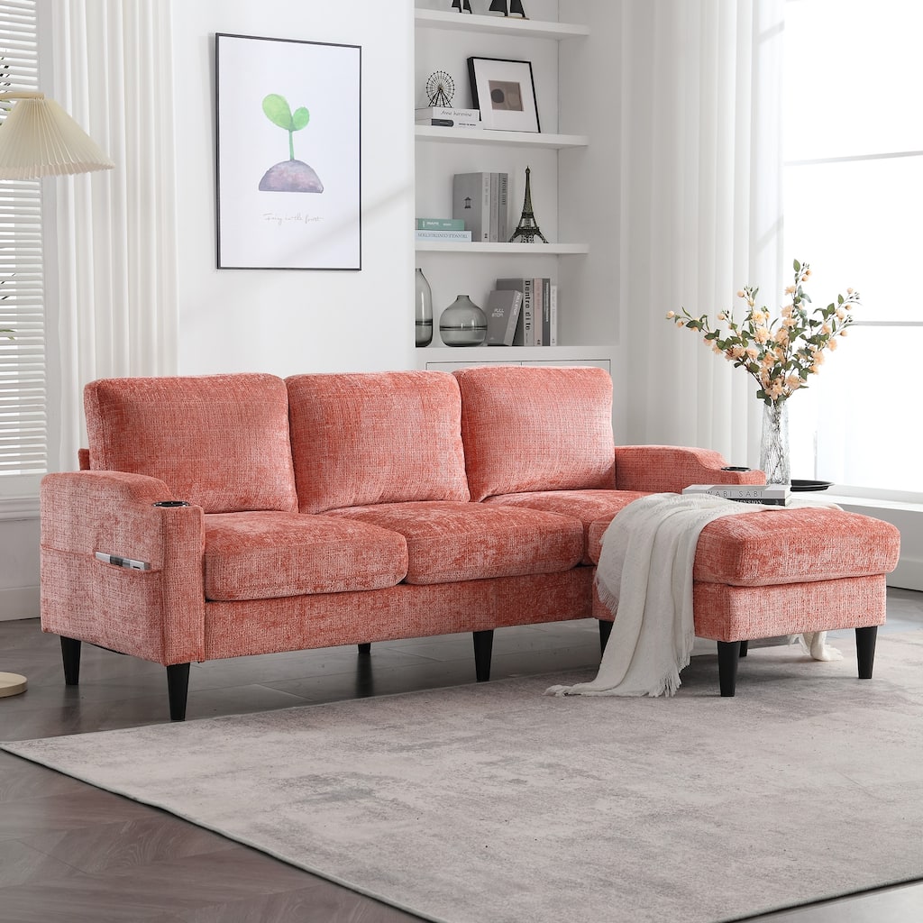 HOMEFUN storage sofa /Living room sofa cozy sectional sofa