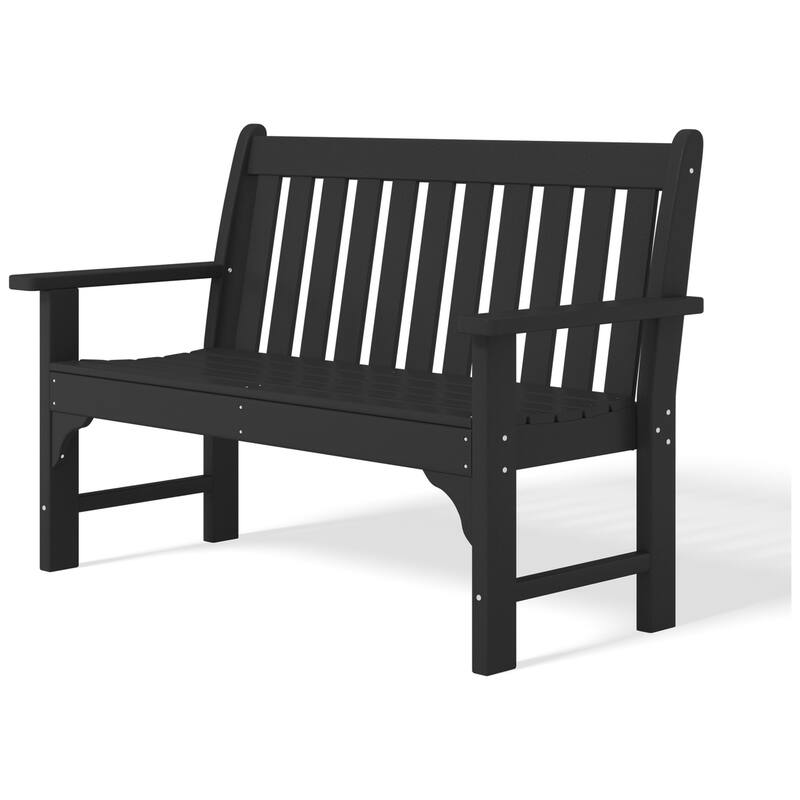Polytrends Laguna 51" Outdoor Patio 2-Person Garden Bench