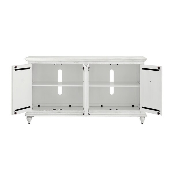 Central Park 65 inch Solid Wood 4 door TV Stand Console 35 inches high x 65 inches wide x 18 inches deep On Sale Bed Bath Beyond 37434871