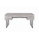 preview thumbnail 10 of 19, Analiese Industrial Antique Writing Desk