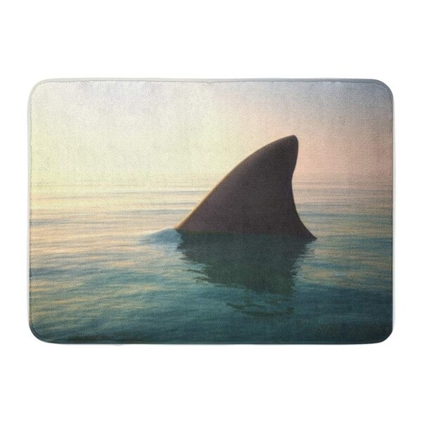 shark bath mat