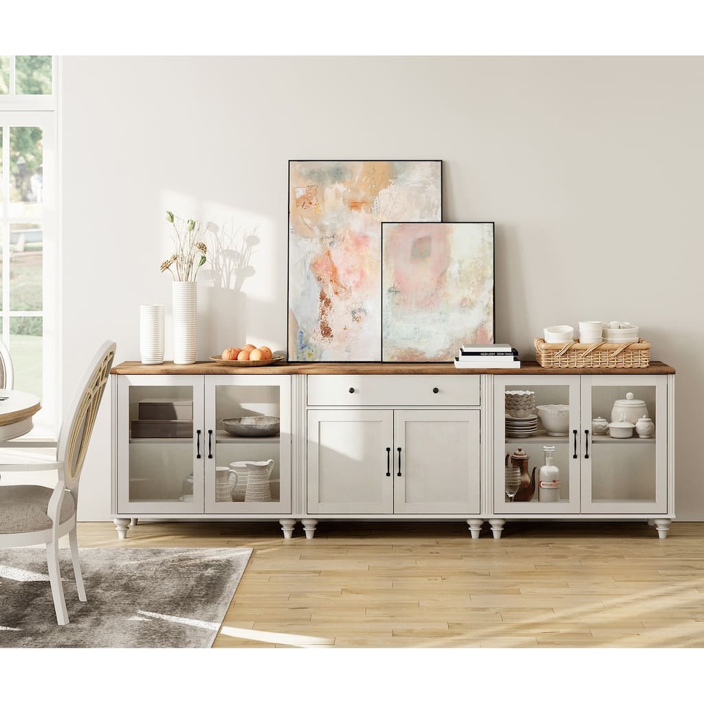 Sideboard Buffet Cabinets with Doors and Drawer