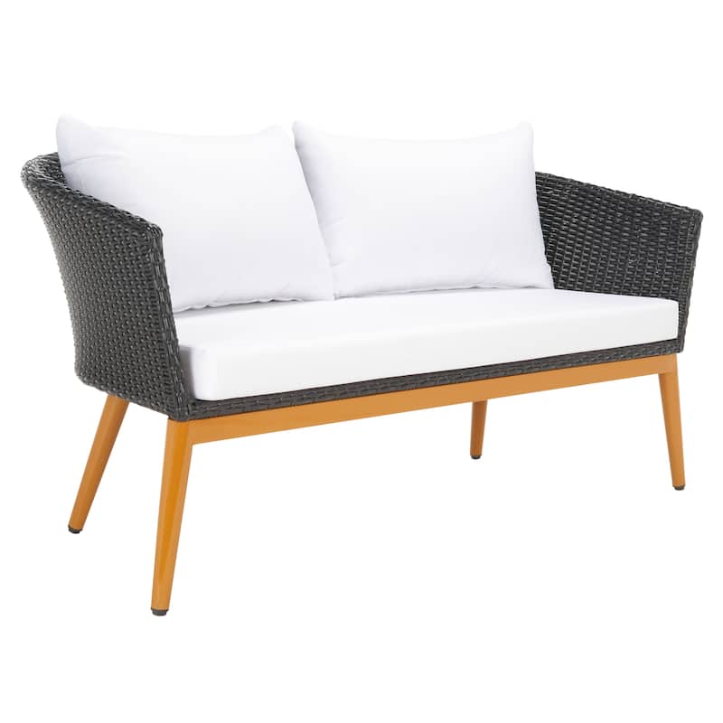 SAFAVIEH Eilam 4-Piece Outdoor Patio Set - 56Wx29Dx26H