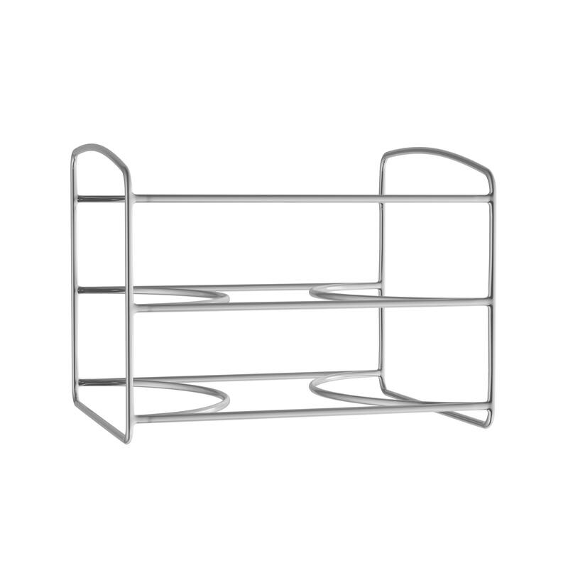 Kitchen Wrap Storage Rack-3 Tier Pantry Organizer for Foil, Plastic Bags, Cabinet Organization by Lavish Home