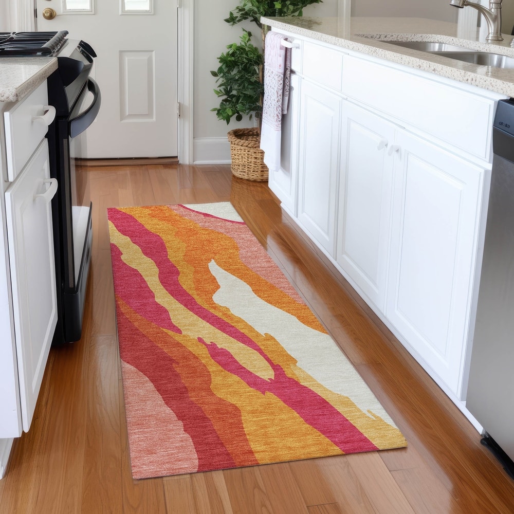 Premium Washable Super Soft Mid Century Modern Mayfield Rug