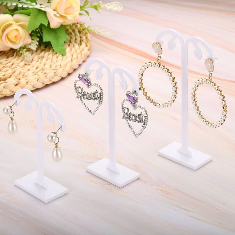 Earring Display Stand,6pcs Acrylic Earring Holder Earring Stands M