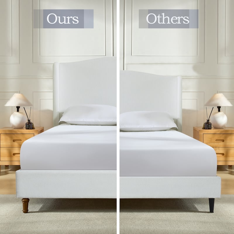 Christopher Knight Home - Marshall Classic Bed Frame with 54" Camelback Headboard