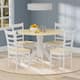 Option White/Natural Table + White/Natural Chairs