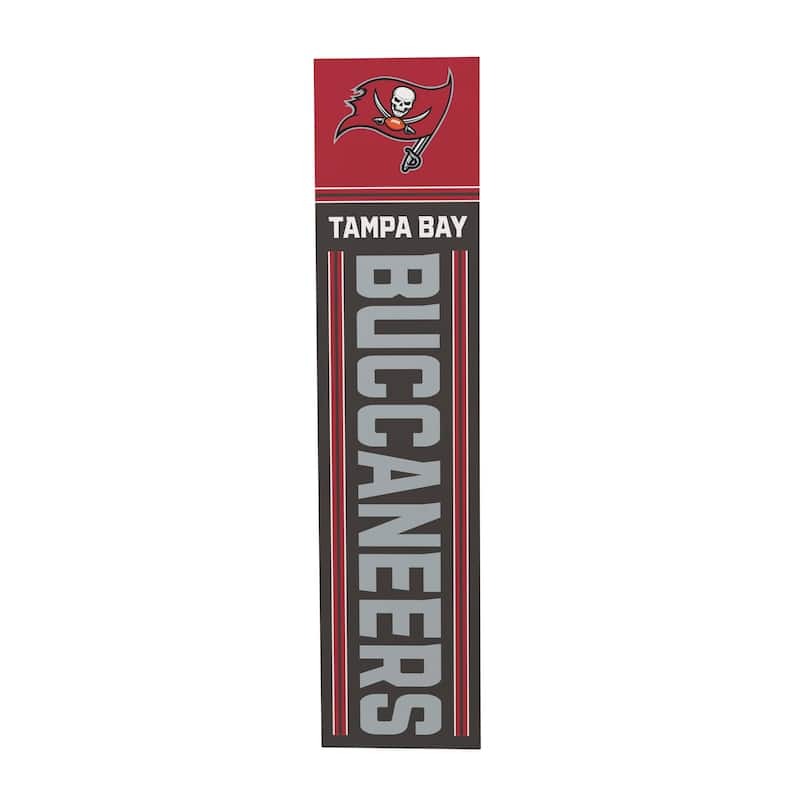 47" Double Sided Seasonal Porch Leaner, Tampa Bay Buccaneers - 47" x 11.25"