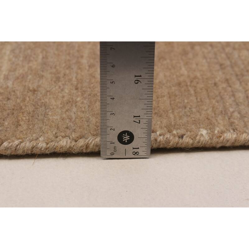 Kashkuli Gabbeh Tan Rug 8'1" x 11'2" - 8'1 x 11'2