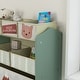 preview thumbnail 2 of 6, Qaba Toy Organizer with 6 Storage Bins, Kids Storage Unit for Bedroom, Kids Room, 25" x 12" x 26", Green