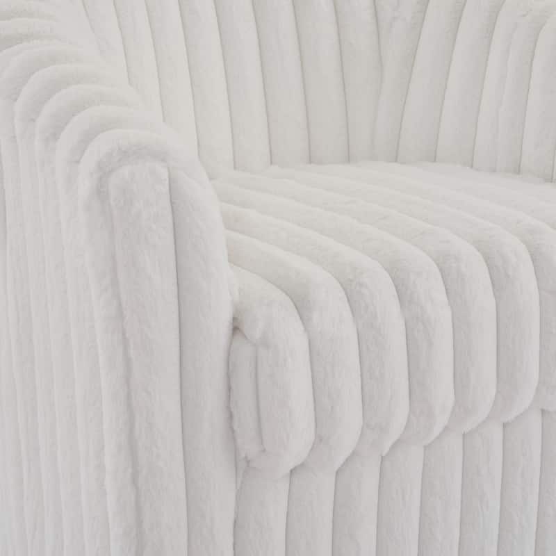 Single Sofa Armchair Swivel Barrel Chair