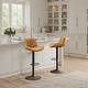 preview thumbnail 35 of 60, Art Leon Adjustable Height Swivel Barstool, Set of 2