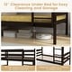 preview thumbnail 18 of 18, Gymax Twin Over Twin Bunk Bed Wooden Convertible Into 2 Beds High