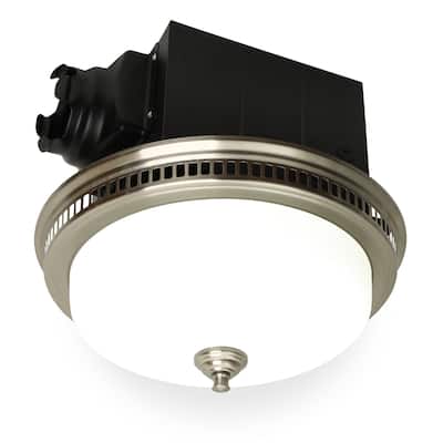 Akicon Exhaust Fan, Ultra Quiet 110 CFM 1.5 Sones Ventilation Exhaust Bathroom Fan with Light and Nightlight, 3 Years Warranty