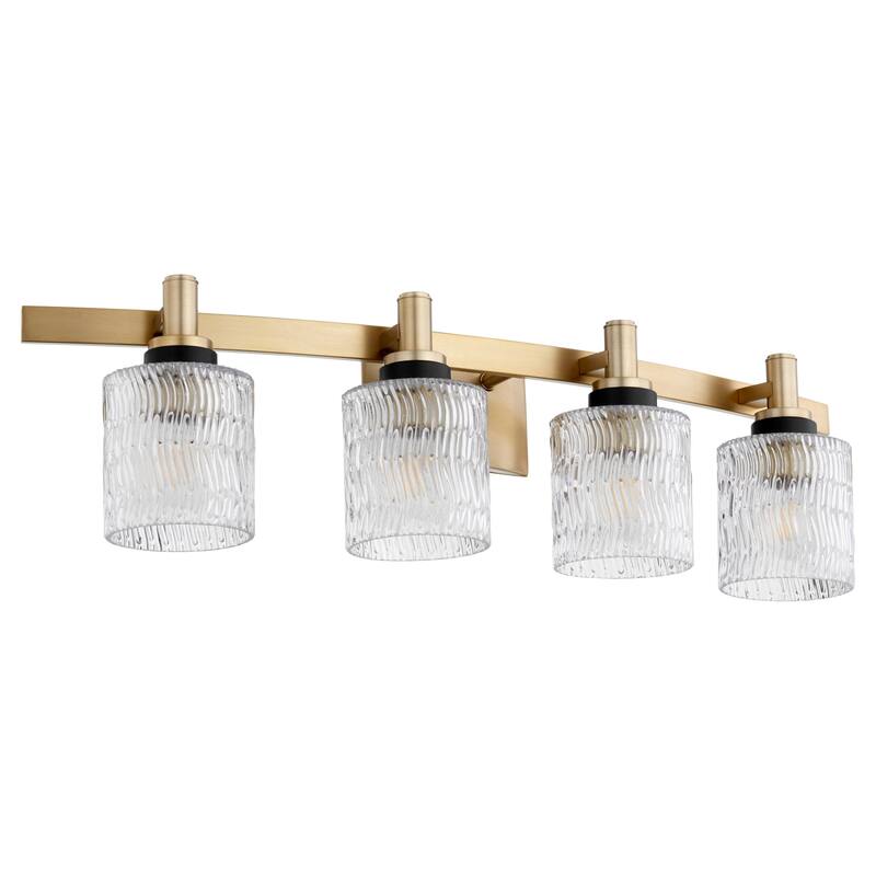 Quorum International Stadium 3 Light 33" Wide Bathroom Vanity Light