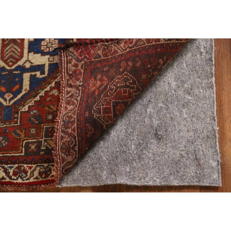 Shiraz Persian Vintage Area Rug Bedroom Handmade Wool Carpet - 3'7"x 5'0"