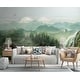 Waterfall Misty Landscape Sunrise Country Style Removable Wallpaper ...