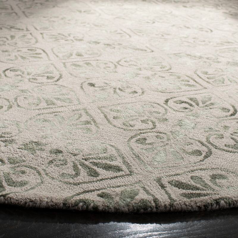 SAFAVIEH Handmade Dip Dye Sholeh Watercolor Vintage Boho Wool