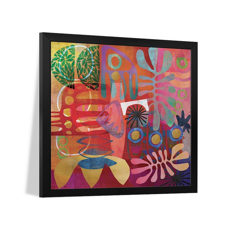 African Abstract Premium Framed Poster by Nikki Chu